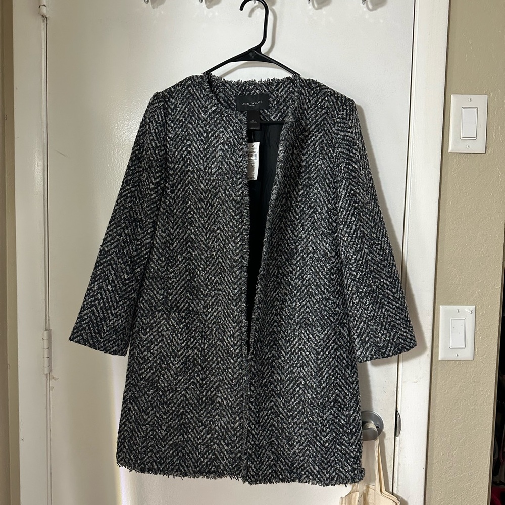 Ann Taylor size small, long lined jacket